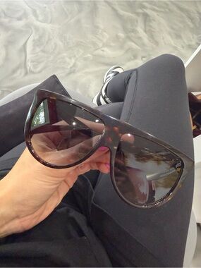 Celine Tortoiseshell Eyewear Arm with Gold Logo CL41435/S
